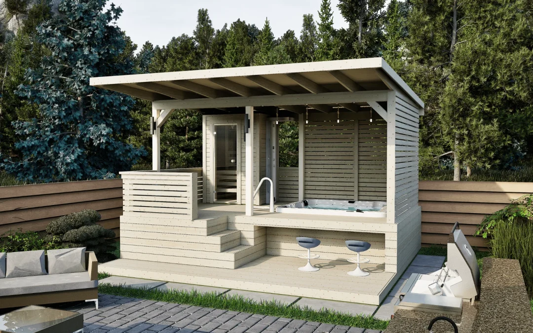 Drvena nadstrešnica Spa Deck L