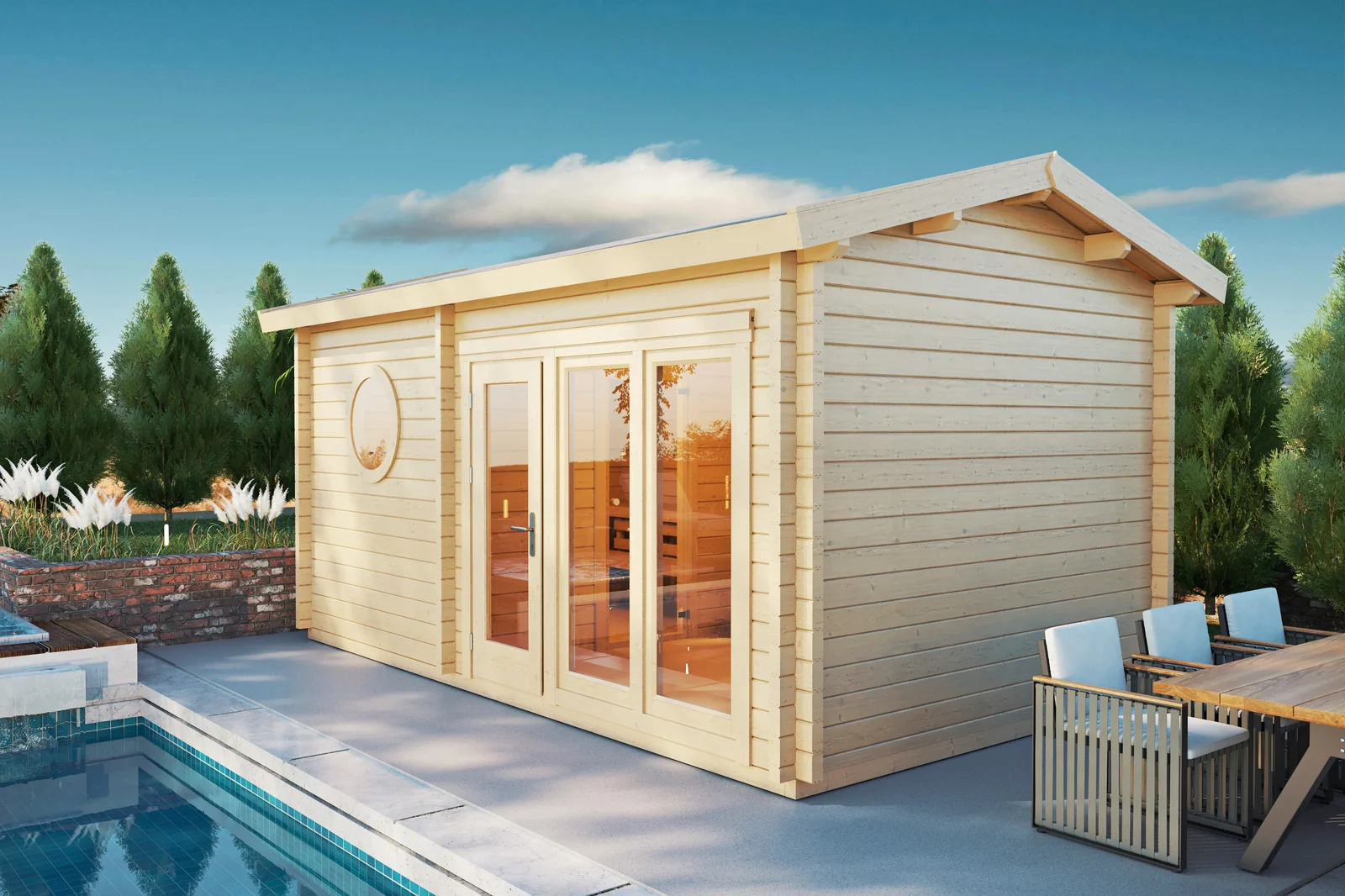 Drvena sauna Grant
