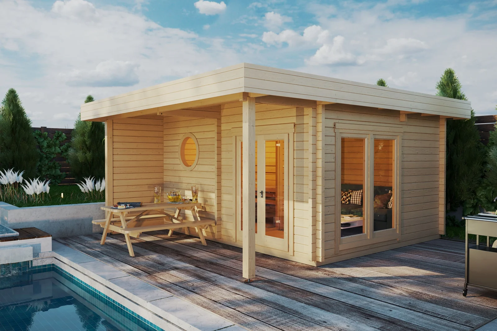 Drvena sauna North